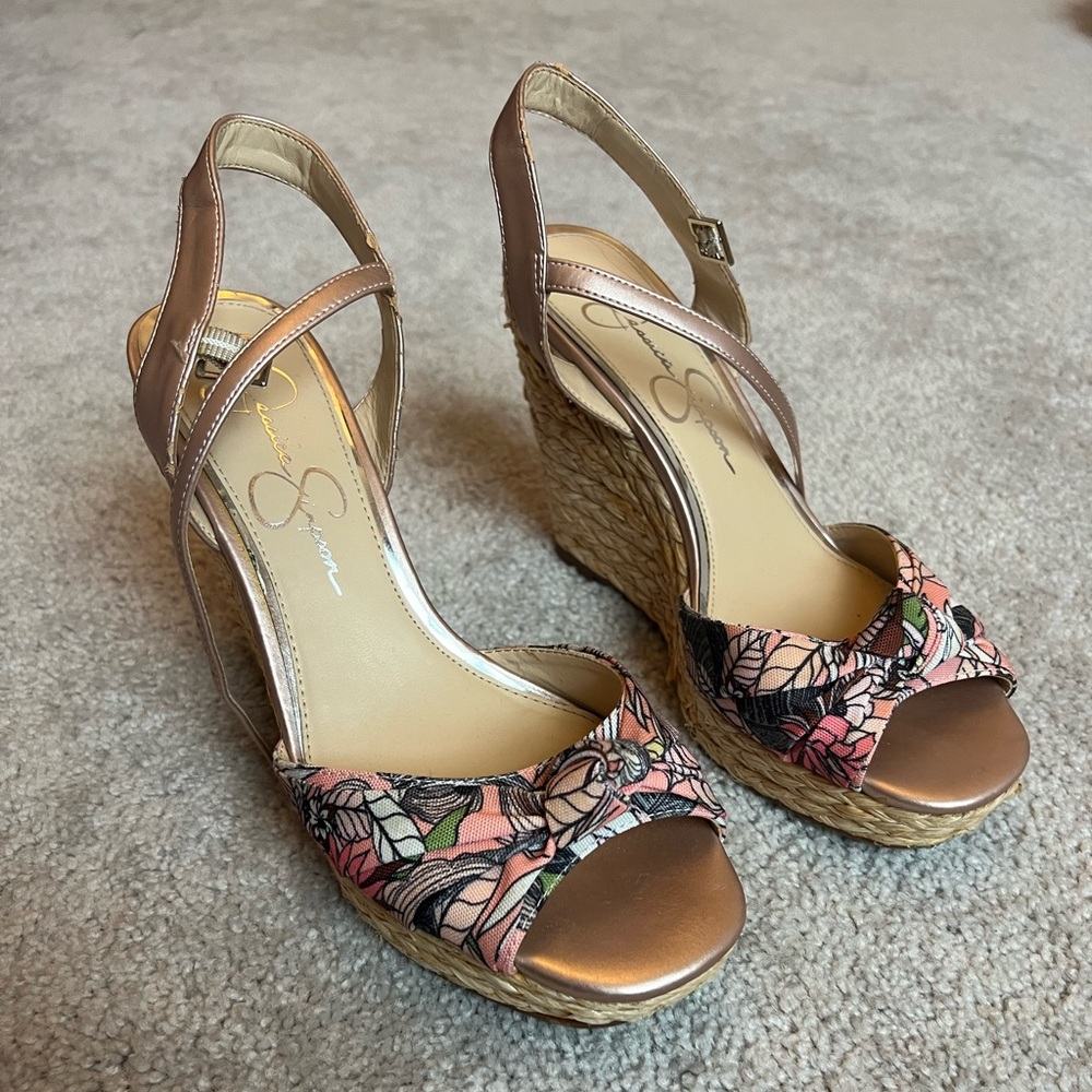 Jessica Simpson wedges